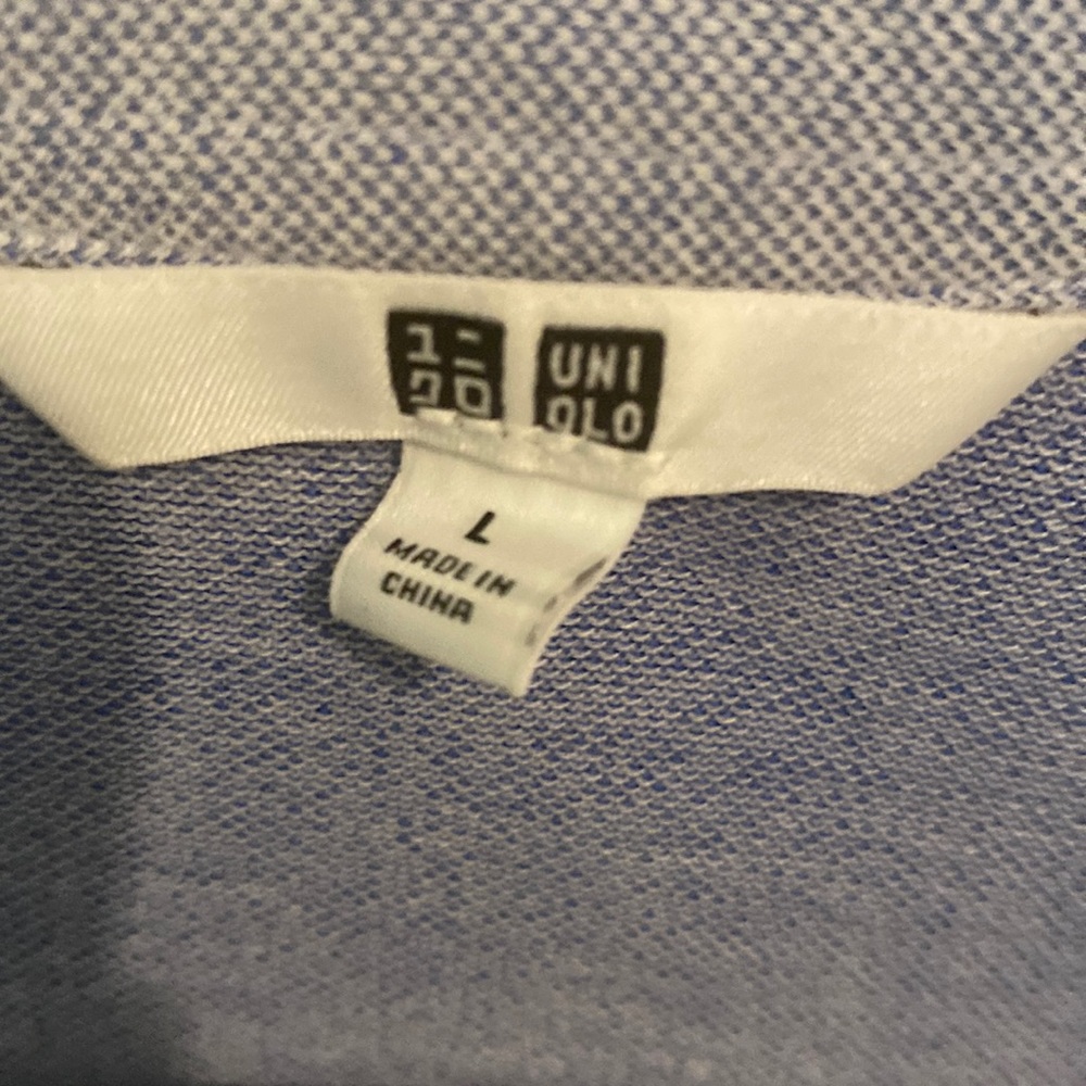 Size L Uni-olo golf shirt